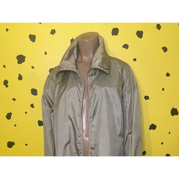 Y2k Vintage Windbreaker Jacket Oversized Coat 3X Minimalist Streetwear Retro - Picture 4 of 6